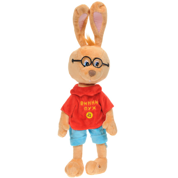 Мягкая озвученная игрушка Мульти-Пульти "Кролик в очках", 25 см ...
