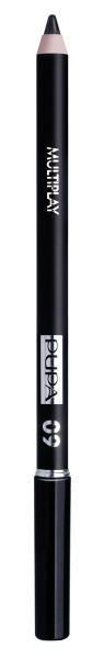 PUPA Карандаш для век с аппликатором Multiplay Eye Pencil тон 09 черный ...