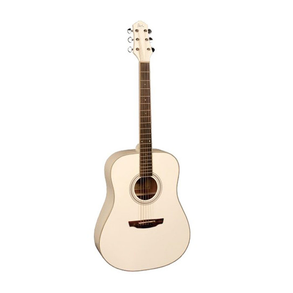 Flight Акустическая гитара AD-200_white (белый) 6-струнная, корпус Ель ...