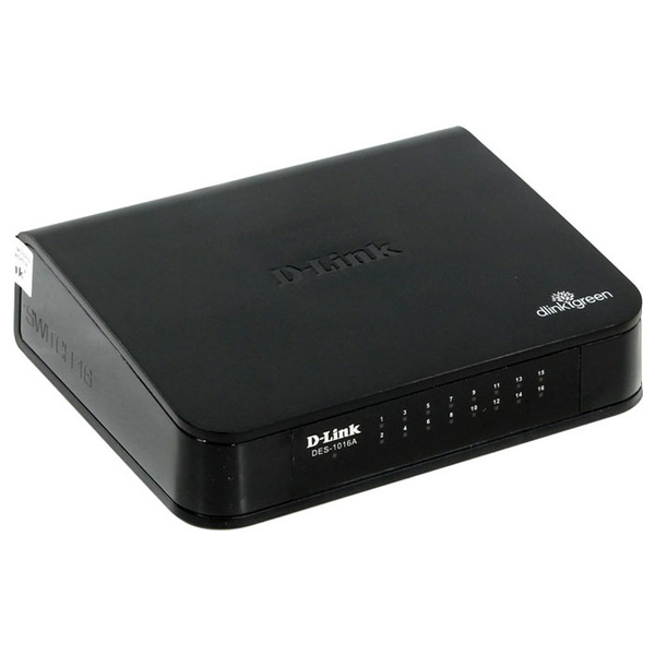 Коммутатор D-Link DES-1016A/E1B - купить по выгодной цене в интернет ...