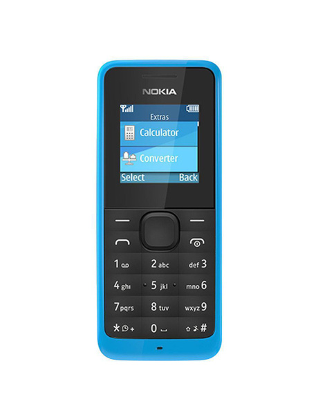 Мобильный телефон Nokia Nokia 105, голубой - купить по выгодной цене в ...