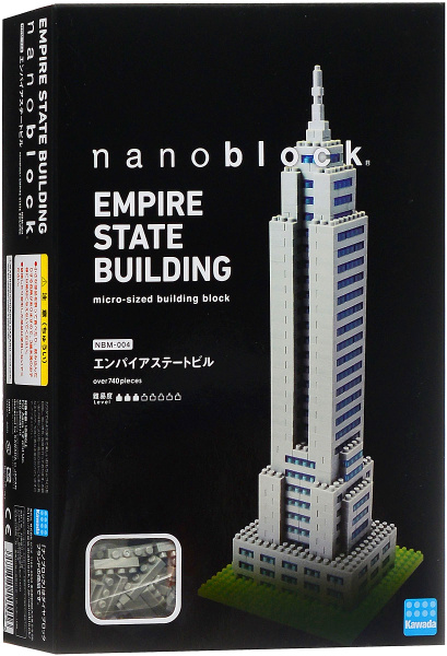Nanoblock Мини-конструктор Эмпайр стейт билдинг - купить с доставкой по ...