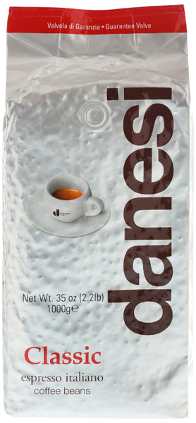 Danesi Classic кофе в зернах, 1 кг - купить с доставкой по выгодным ...