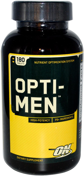 Витамины Optium Nutrition 150 таблеток Opti-Men - купить с доставкой по ...