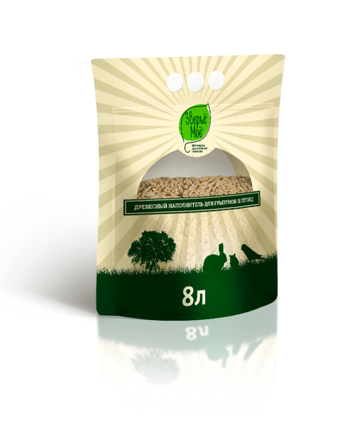 Зверье Мое Наполнитель Древесный Впитывающий Хвойный 2000г. - купить с ...