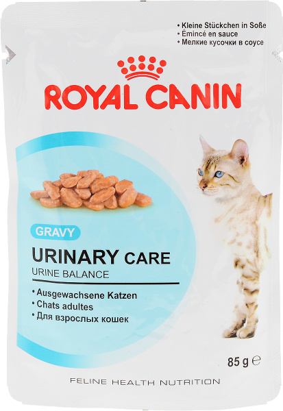 Влажный корм для кошек Royal Canin Urinary Care, мелкие мясные кусочки ...