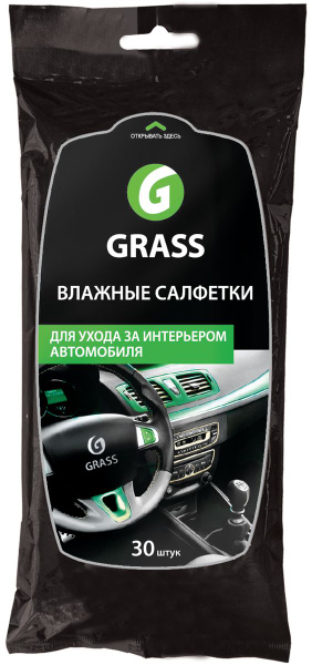 Grass Салфетки влажные для автомобиля купить на OZON по низкой цене ...