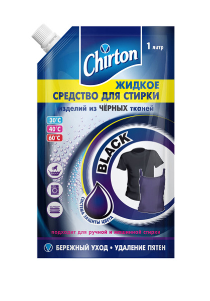 Гель для стирки черных тканей Chirton, 1 л - купить с доставкой по ...