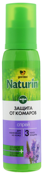 Спрей от комаров Gardex "Naturin", 100 мл - купить с доставкой по ...