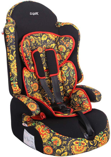 Автокресло Siger Art "Прайм IsoFix. Хохлома" от 9 до 36 кг, KRES0284 ...