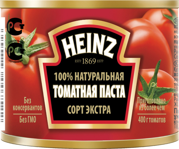 Heinz томатная паста, 70 г - купить с доставкой по выгодным ценам в ...