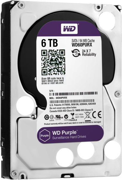 Внутренний жесткий диск Western Digital WD62PURZ (WD60PURX) - купить по ...