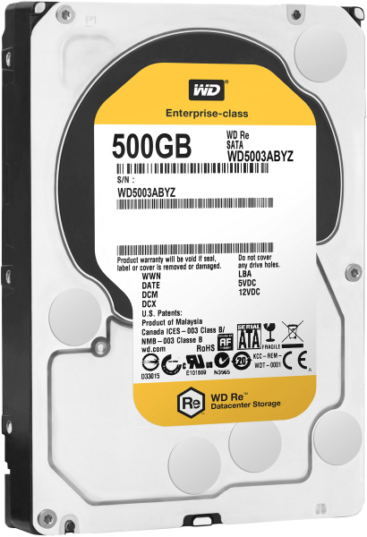Внутренний жесткий диск 500GB WD Re (WD5003ABYZ) HDD 500 ГБ Внутренний ...