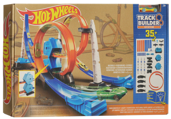 Hot Wheels Track Builder Игрушечный трек Большие гонки - купить с ...