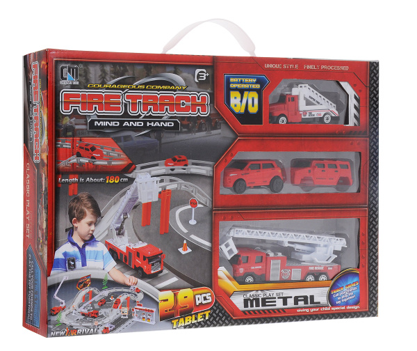 Junfa Toys Игрушечный трек Пожарная станция - купить с доставкой по ...