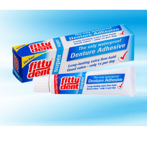 Fittydent Фиксирующий крем для супер фиксации съемных зубных протезов ...