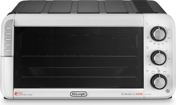 Мини-печь DeLonghi 0118442317, серебристый, черный купить по низкой ...