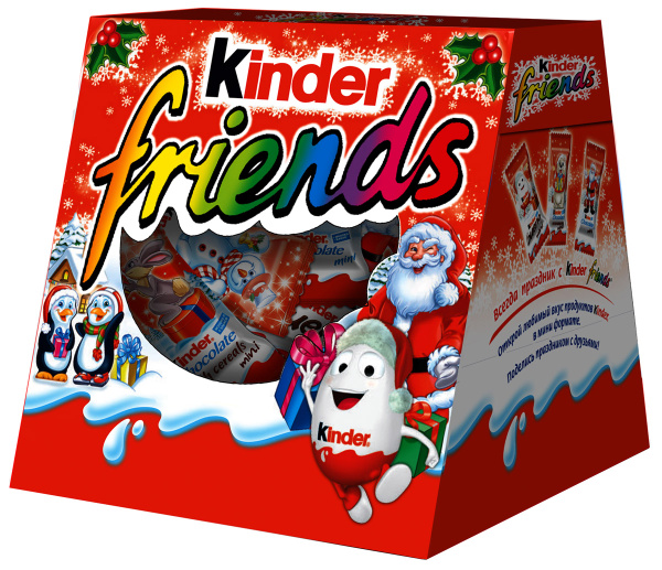 Kinder Friends набор: Kinder Chocolate со злаками, Kinder Chocolate ...