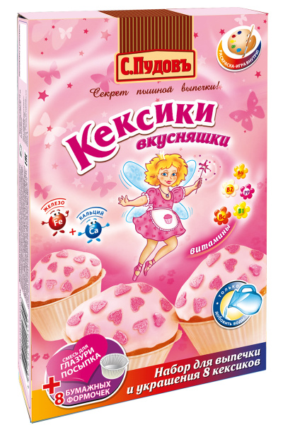 Пудовъ кексики вкусняшки, 356 г - купить с доставкой по выгодным ценам ...