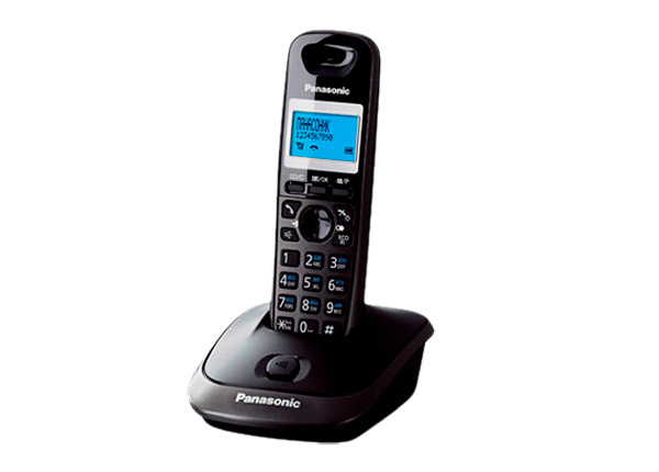 Радиотелефон Dect Panasonic KX-TG2511RUT темно-серый металлик/черный ...