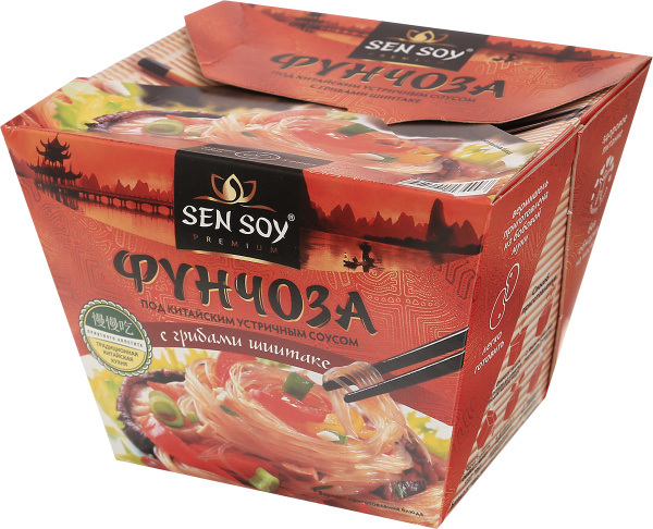 Лапша Sen Soy Фунчоза под китайским устричным соусом, 125 г - купить с ...
