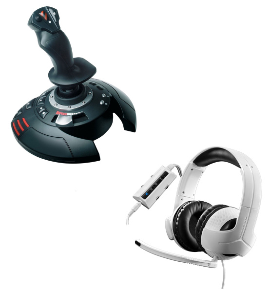 Джойстик Thrustmaster, белый, черный - купить по выгодной цене в ...
