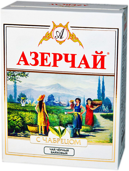 Azercay Черный чай, Чабрец 100 гр. — купить в интернет-магазине OZON с ...