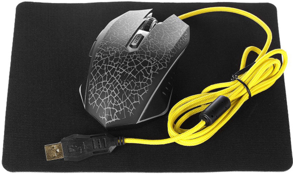 Игровая мышь QUMO Qumo Dragon War Solaris M10 мышь + коврик 21509 ...