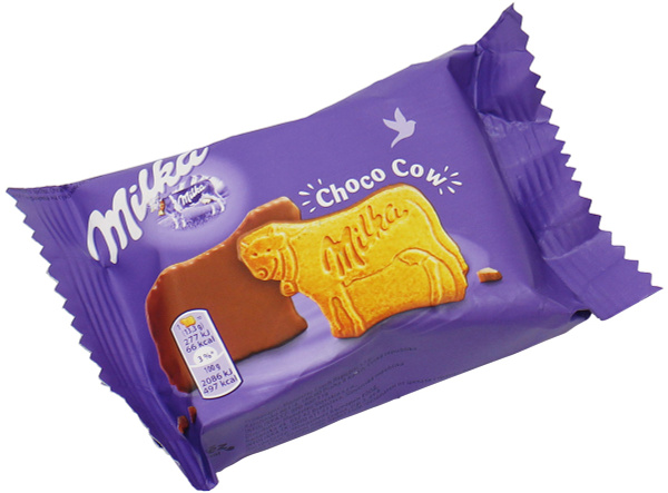 Milka Choco Moo пшеничное печенье с молочным шоколадом, 40 г - купить с ...