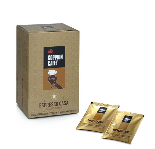 Кофе ГОППИОН Эспрессоказа/ Espresso Сasa, в чалдах, в 1 упаковке - 18 ...