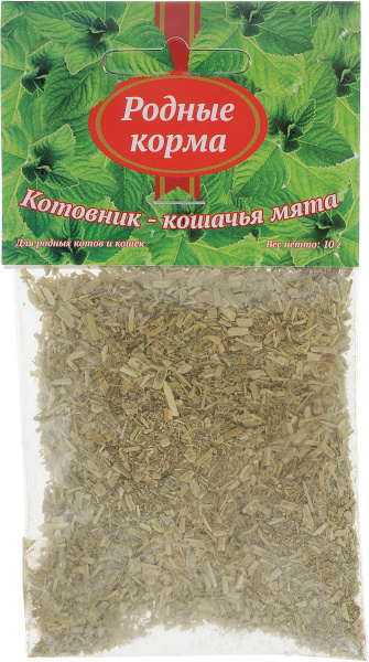 Родные Корма для кошек Котовник - кошачья мята 10г х 1шт купить на OZON ...