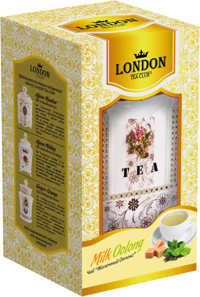 London Tea Club Молочный Оолонг чай зеленый в чайнице, 100 г - купить с ...