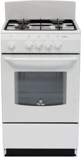 De Luxe 5040.38г, White плита газовая - купить по выгодной цене в ...