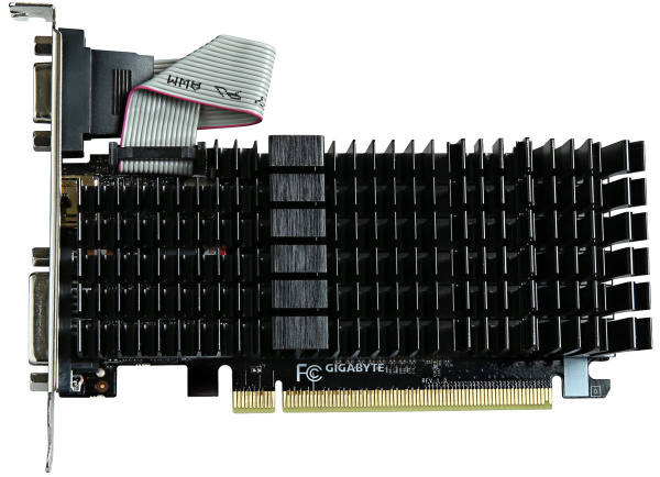 Видеокарта Gigabyte GeForce GT 710, 1 ГБ GDDR3, GDDR3 - купить по ...