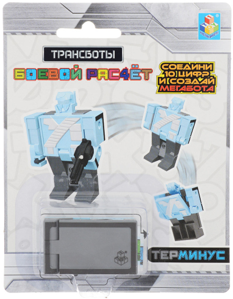 Игровой набор 1TOY Трансботы "Боевой расчёт", 12 в ассортименте ...