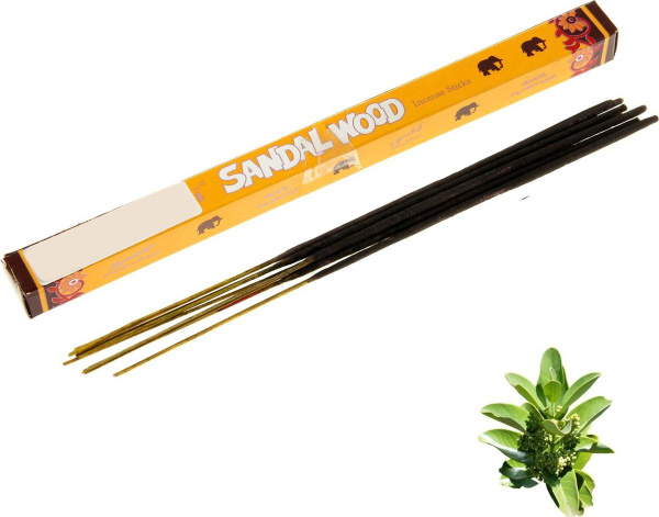 Благовония Tulasi Благовония Tulasi "Sandal Wood", 8 шт_черный - купить ...