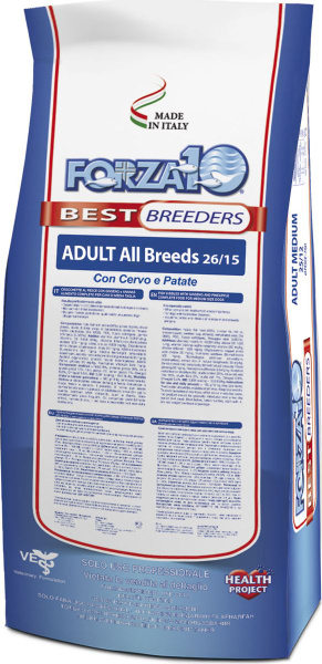 Корм сухой Forza 10 "Best Breeders" для взрослых собак всех пород, с ...