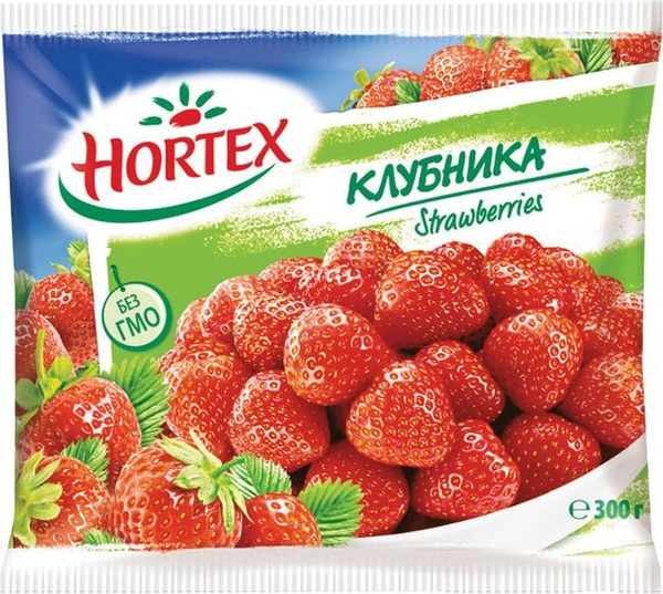 Клубника Hortex, замороженная, 300 г - купить с доставкой по выгодным ...