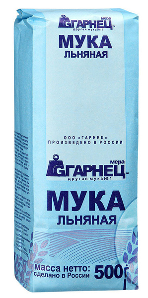 Льняная мука Гарнец, 500 г х 6 шт - купить с доставкой по выгодным ...