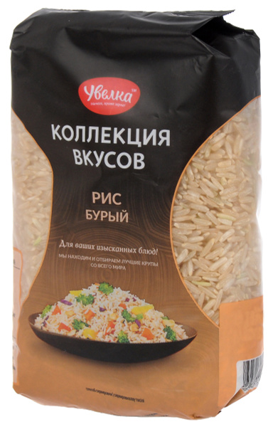 Увелка рис бурый, 500 г - купить с доставкой по выгодным ценам в ...
