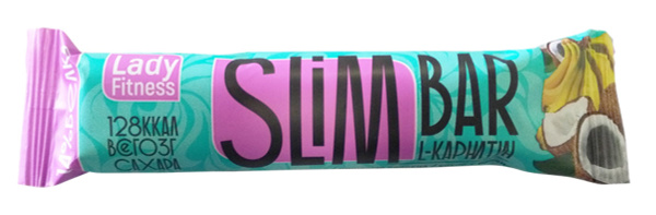 Протеиновый энергетический батончик для похудения с L-карнитином Slim ...