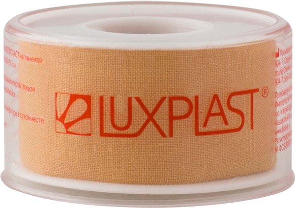 Пластырь в катушке, Лейкопластырь медицинский Luxplast, на тканевой ...
