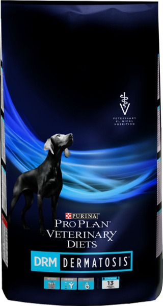 Pro Plan Veterinary Diets DRM Dermatosis корм для собак, при кожных ...