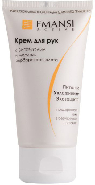 Emansi Крем с БиоЭколиа и маслом берберского золота для рук Eco-skin ...