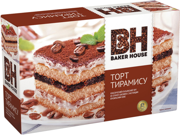 Baker House Тирамису торт бисквитный, 350 г - купить с доставкой по ...