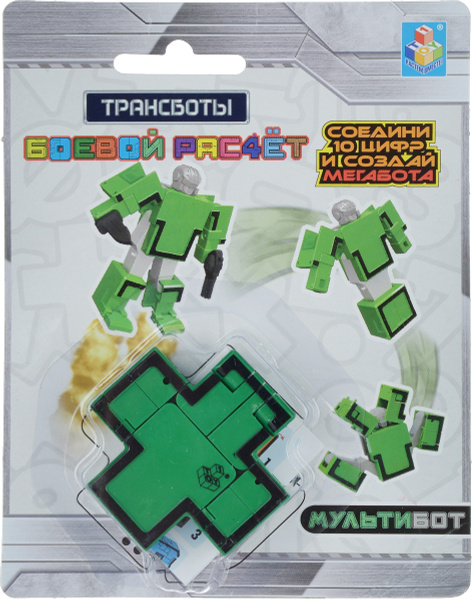 Игровой набор 1TOY Трансботы "Боевой расчёт", 12 в ассортименте ...