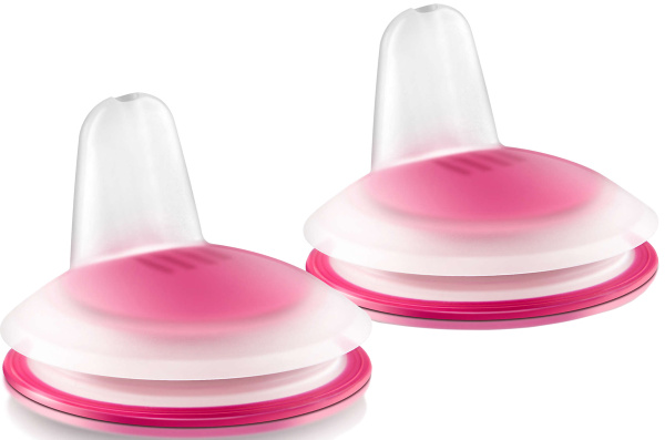 Philips Avent Сменный силиконовый носик для поильника цвет розовый 2 шт ...