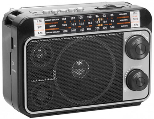 Радиоприемник Ritmix RPR-171 черный, диапазон радиочастот FM/AM/SW ...