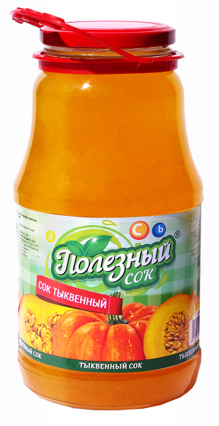 Полезный Сок Тыквенный с мякотью, 1,8 л - купить с доставкой по ...