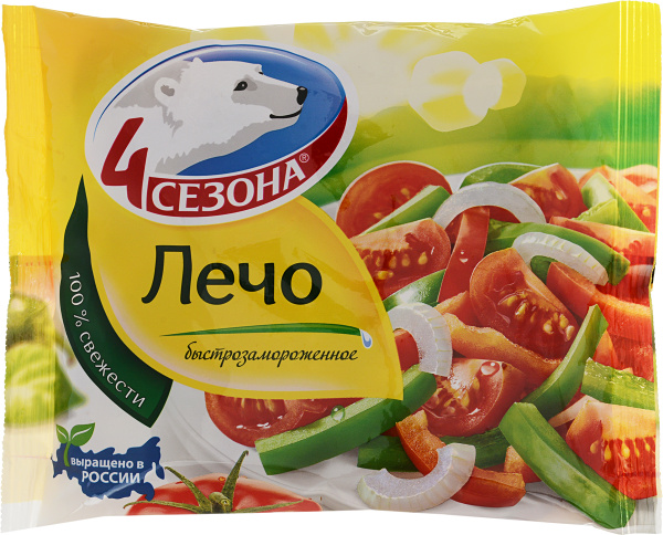 Лечо 4 Сезона, замороженное, 400 г - купить с доставкой по выгодным ...